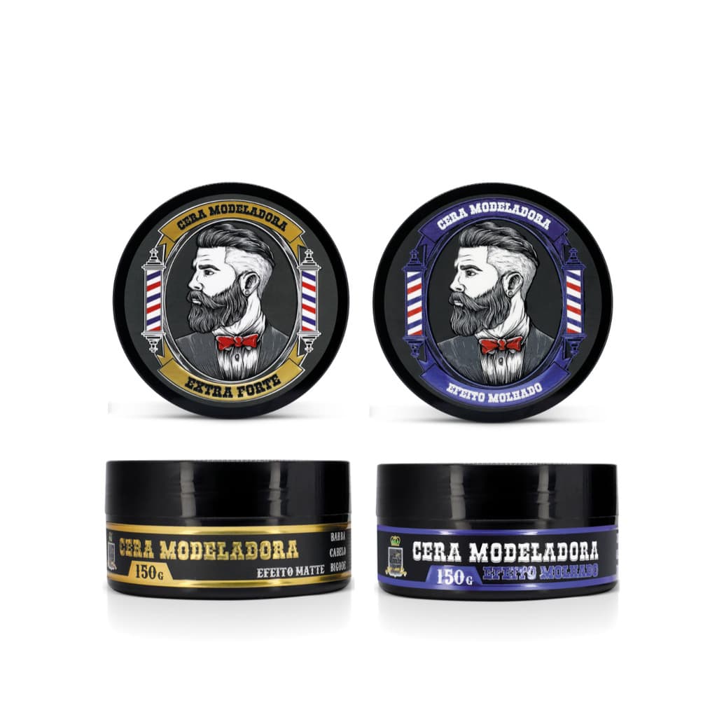 Kit Still Life Pomada Cera Efeito Molhado + Cera Modeladora Matte Fixação Extra Forte 150g