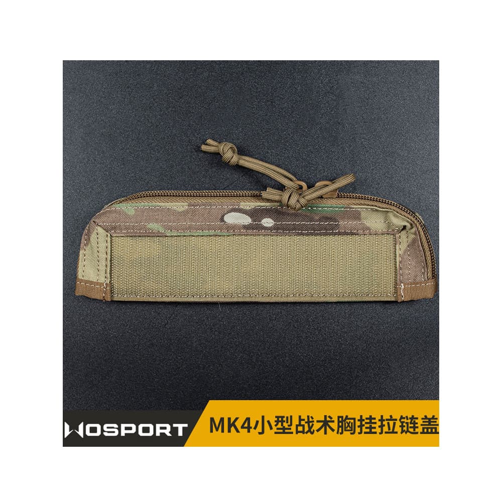 WOSPORT MK3 MK4 tático peito pendurado vedação zíper capa tático barriga bolso peito pendurado extensão acessórios desta