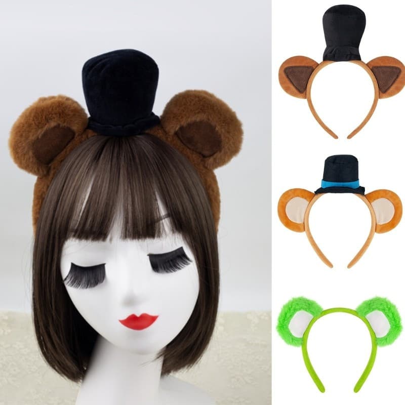 Estone Adorável Orelha Hairhoop Rosto Lavagem Bandana Feminino Menina Acessórios Vestir