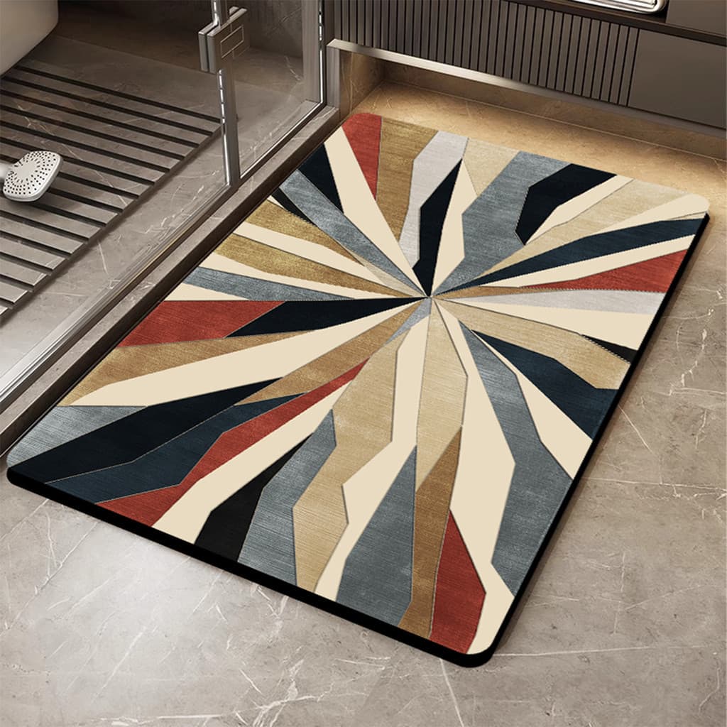 Banheiro Diatom lama absorver água antiderrapante de secagem rápida tapete do banheiro porta pé tapete de entrada