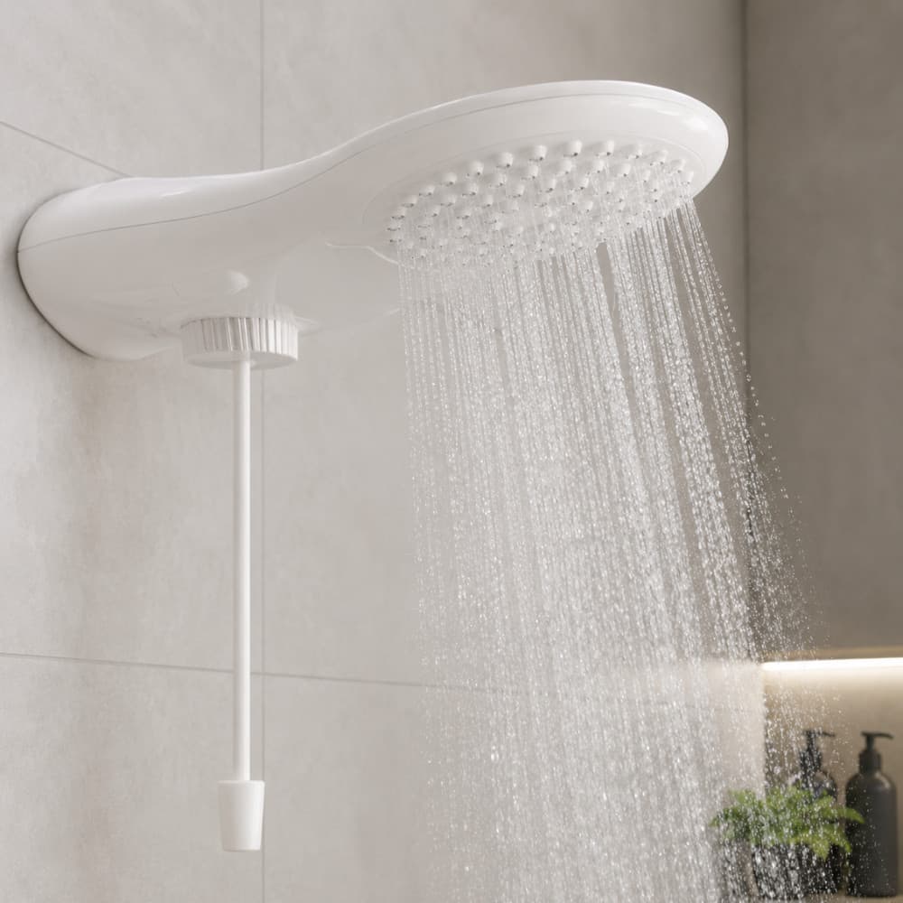 Chuveiro Elétrico Ducha 6500W 220V 3 Temperaturas Jato Forte Banho Quente