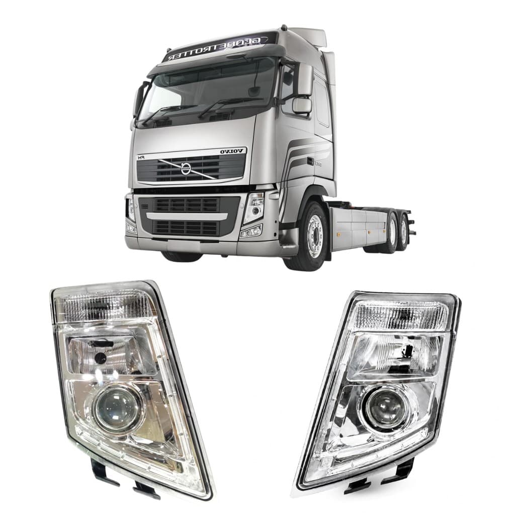 Par de Faróis Principais Volvo FH D13