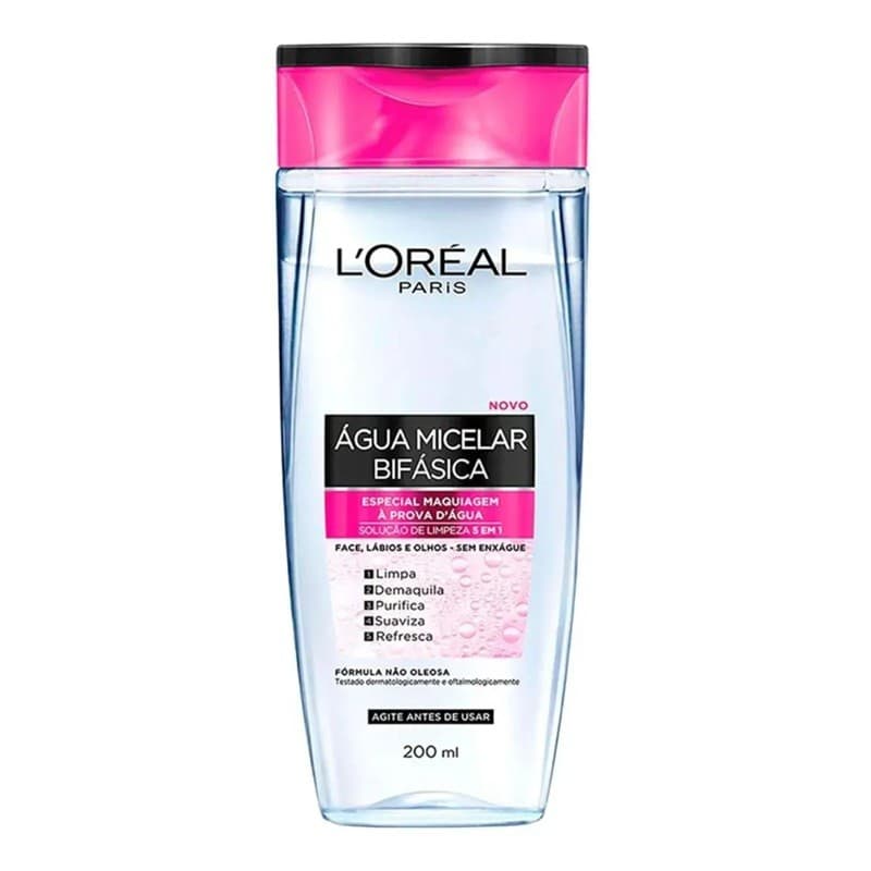 Água Micelar Bifásica 200ml L'Oréal Paris