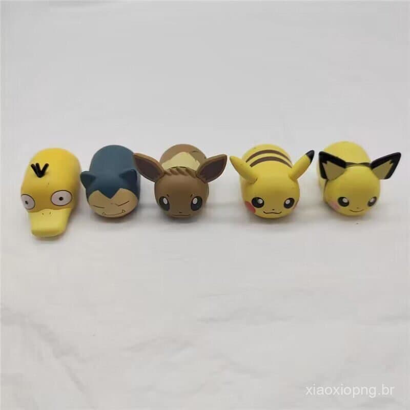 Novos Brinquedos Empilháveis TSUM Pokémon, Modelos Fofos de Pikachu e Ornitorrinco GCRA