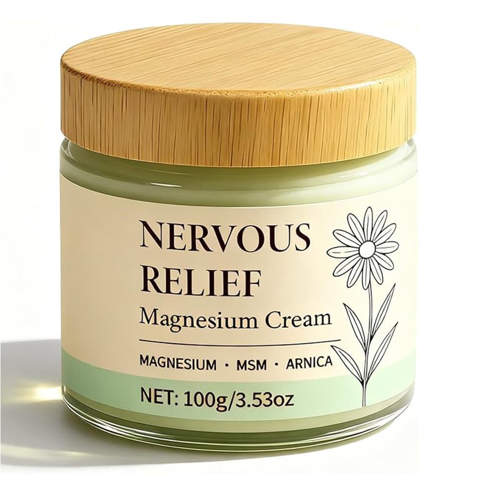 Creme De Magnésio Alívio Nervoso Cuidados Corporais 100g