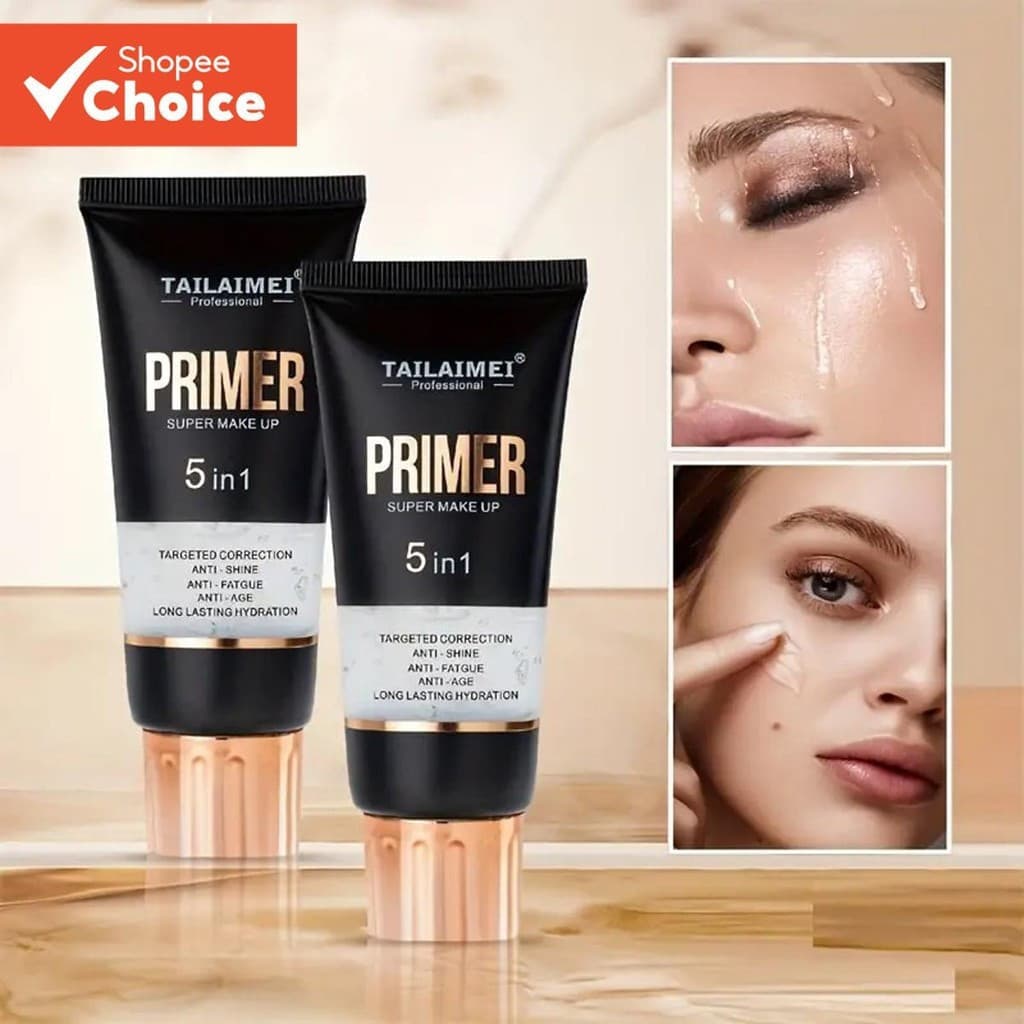 Primer de Maquiagem Isolante Hidratante de Longa Duração em Gel Invisível