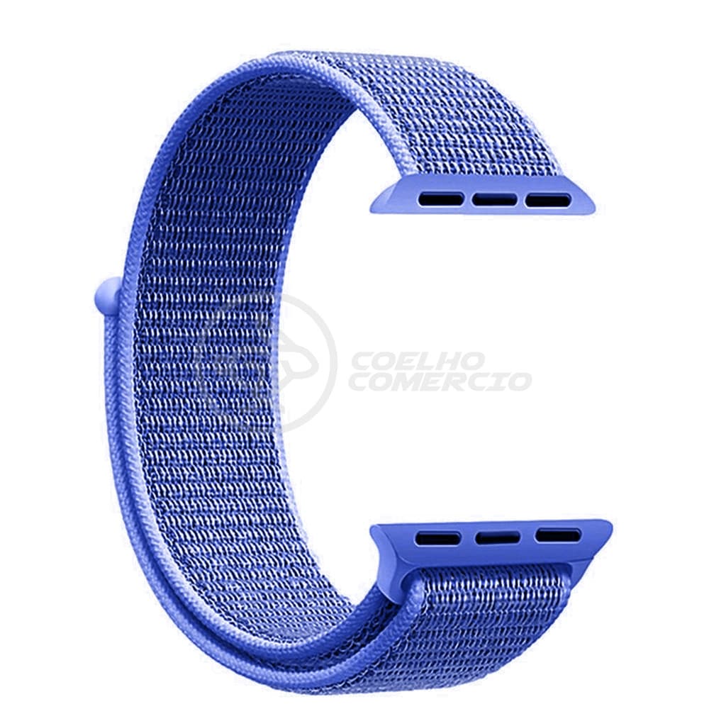 Pulseira Nylon Azul para Smartwatch IWO 42/44mm