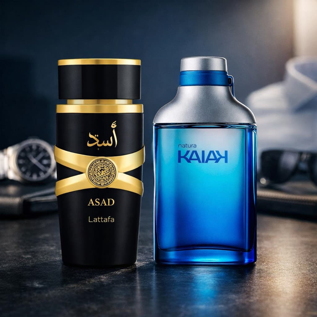 Perfumes Masculinos Asad e Kaiak Ou Individual – Alta Fixação Fragrância Marcante Dia e Noite