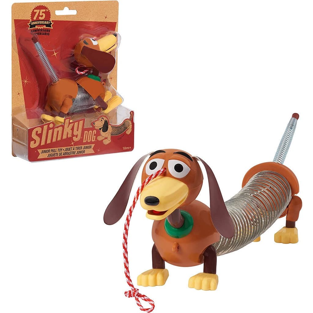 Brinquedo de Cachorro Vintage de Tamanho Pequeno, Brinquedo Original de Caminhada e Balanço, Brinquedos e Presentes