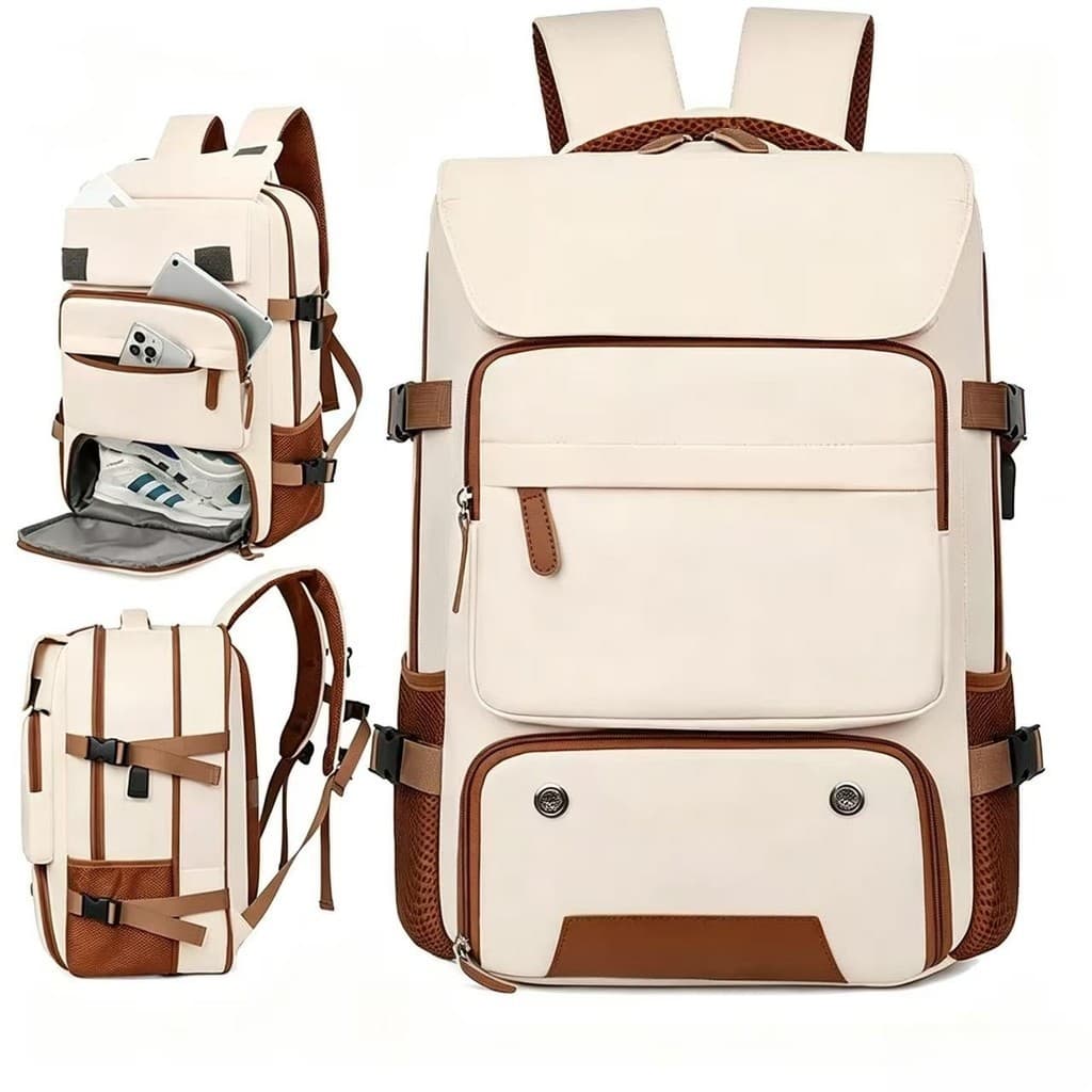 Mochila Viagem Executiva Expansível Masculina E Feminina Reforçada Para Sapatos Com Notebook Usb YCHEN