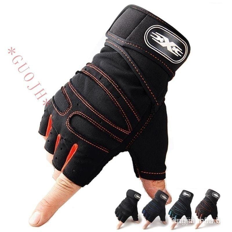 GUOJH Luvas De Ginástica Para Exercícios Pesados Ciclismo Antiderrapantes E Resistentes Ao Desgaste