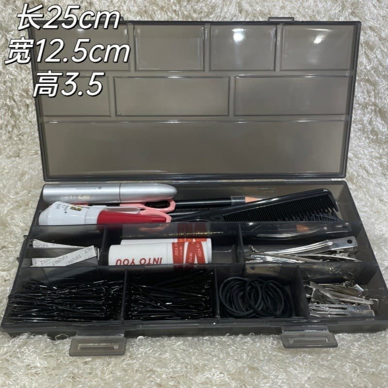 Professor Li Ze mesmo estilo caixa de armazenamento ferramenta maquiagem placa estilo do cabelo caixa cabeleireiro plást