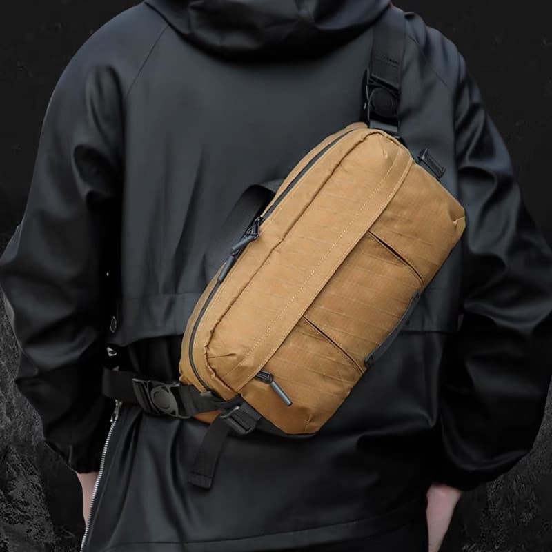 Bolsa mensageiro de ombro com ferramentas funcionais Switch2 Bolsa de peito de armazenamento Bolsa de nicho de viagem ma