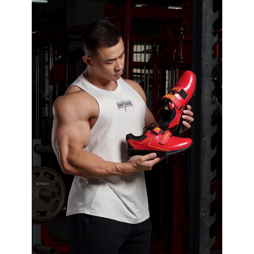 Laura Star 0080 Amplo Último Agachamento Sapatos de Treinamento de Musculação Interior Antiderrapante Resistente ao Desg