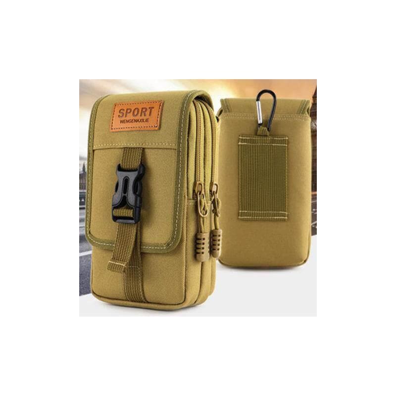 Novo estilo saco do telefone móvel saco de cintura masculino local de trabalho usar cinto saco do telefone móvel saco de