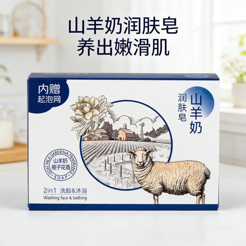 Novo produto Sabonete Hidratante de Leite de Cabra Leite de Cabra Sabonete Hidratante Lavagem Facial Sabonete de Limpeza