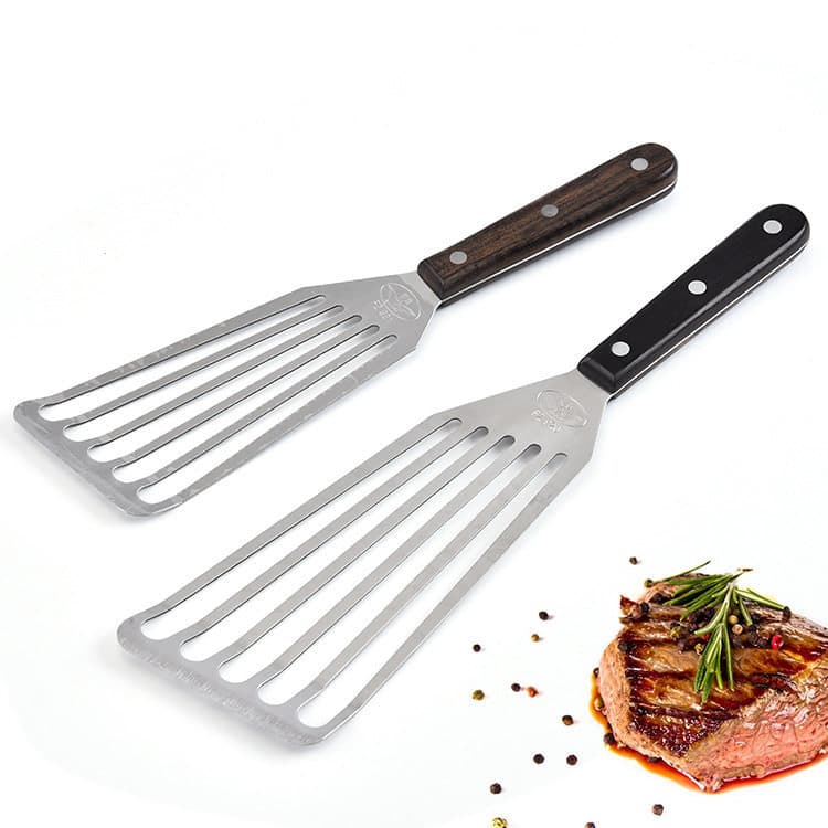 Pá de bife de aço inoxidável Multi-Purpose pá cozinha multifuncional bife pá fritar pá de peixe pá de enguia