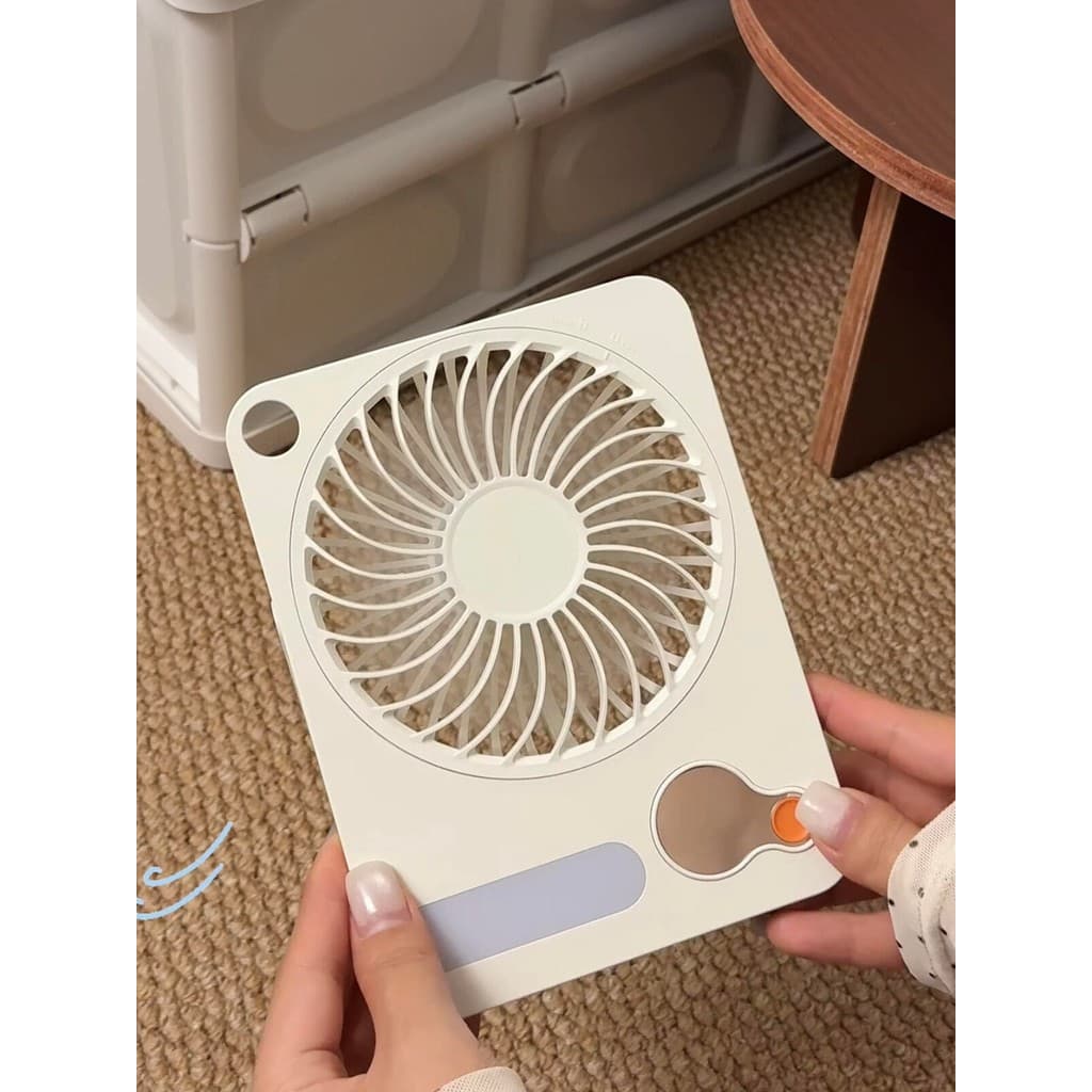 Pequeno pequeno ventilador silencioso mesa de escritório Super poderoso pequeno ventilador de carregamento Desktop fixad