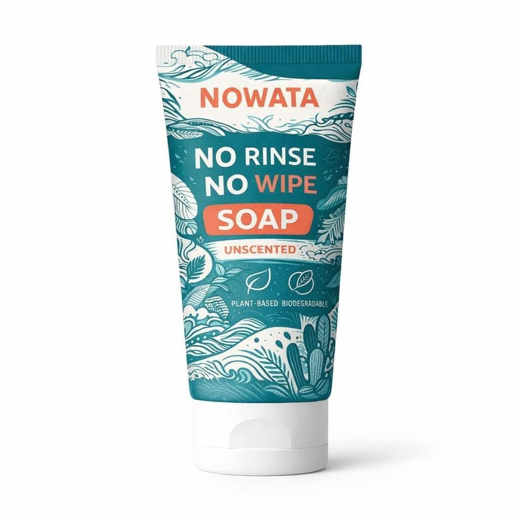 Sabonete Sem Água Nowata, Limpador Sem Enxágue à Base de Plantas, 100ml