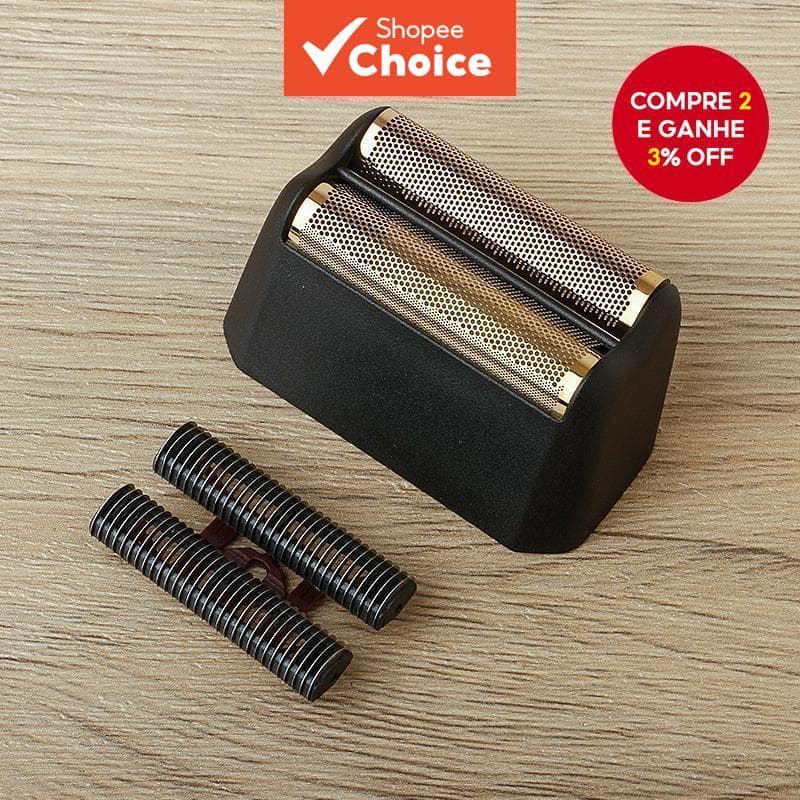 Conjunto de Substituição de Folha e Lâmina de Corte para Barbeador 8164, Acessórios para Máquina de Cortar Cabelo com