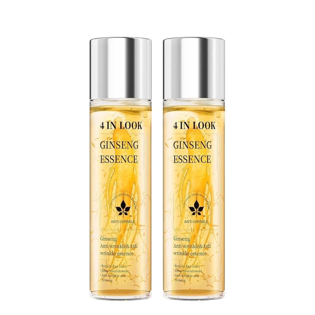 [4inlook oficial] Água Essencial Hidratante Anti-Envelhecimento com Ginseng Natural – 100% Ginseng Selvagem do Himalaia,