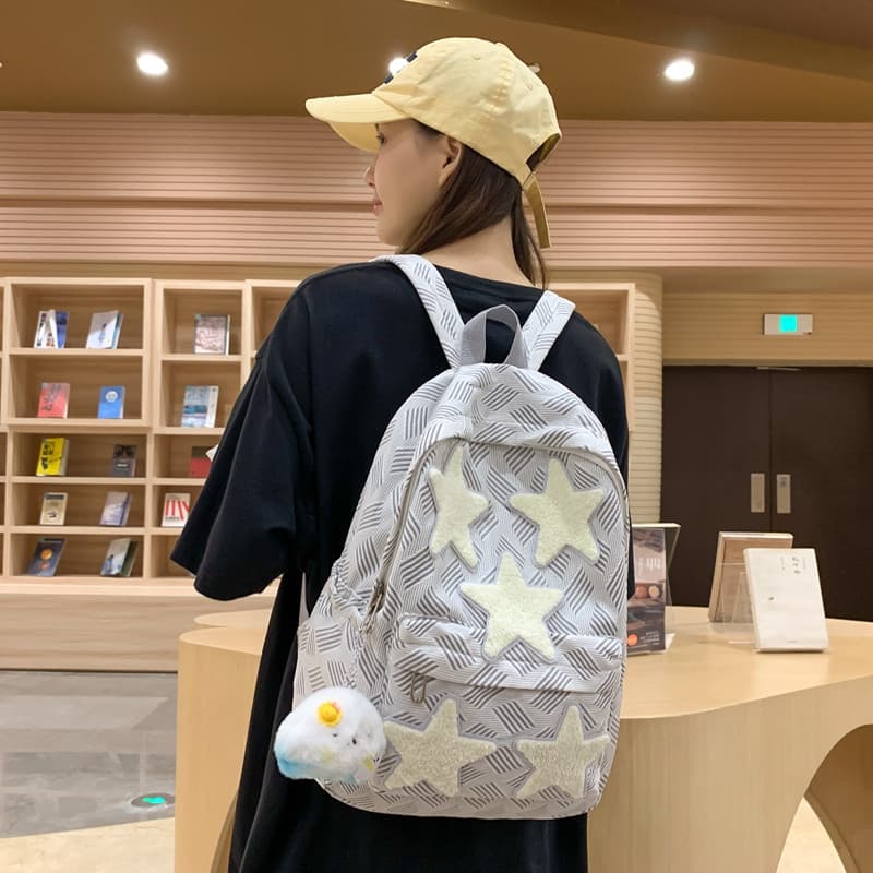 Mochila feminina ins nicho de alta aparência Design sentido estudantes do ensino médio mochila 2025 novo estilo mochila