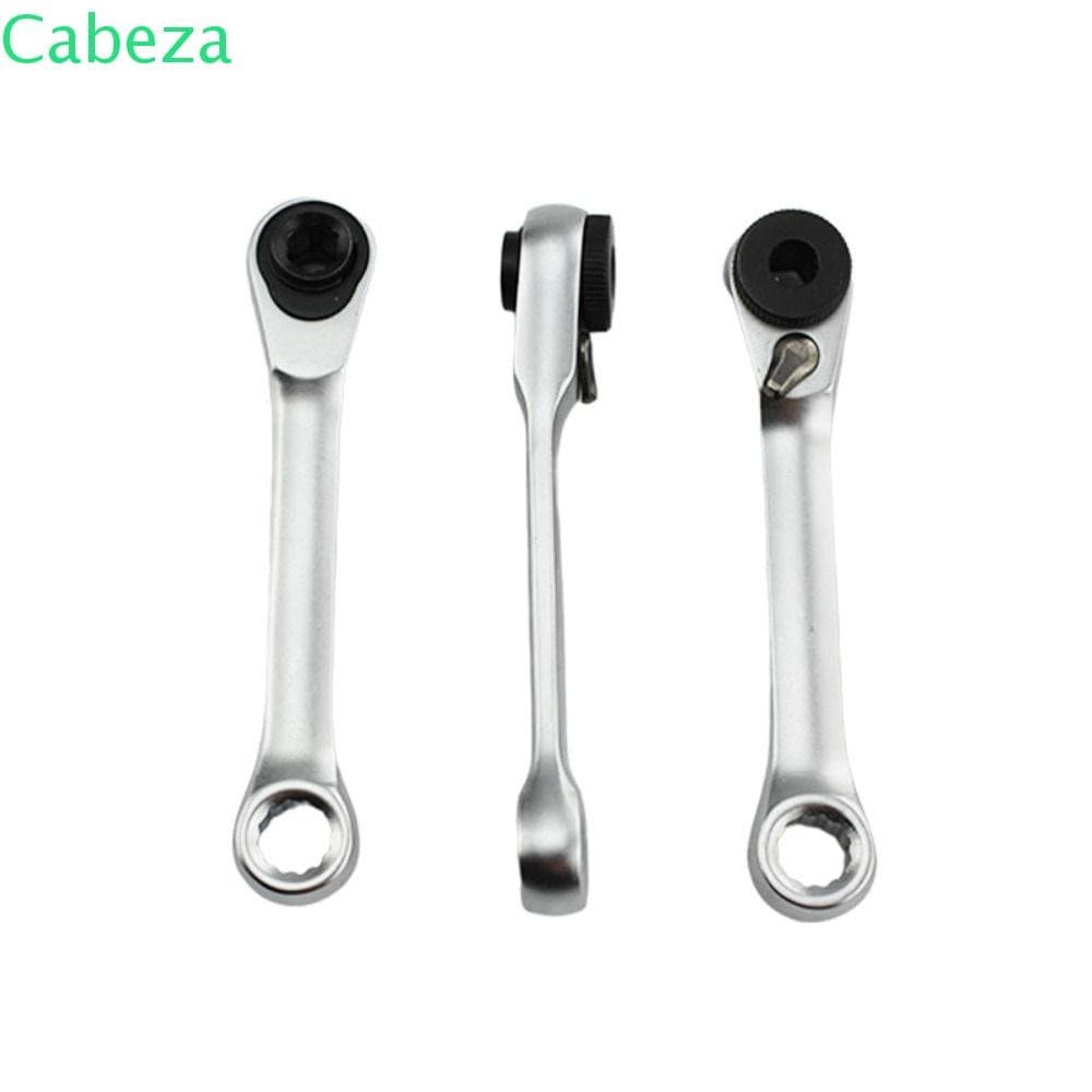 CABEZA1 Mini Chave De Catraca , Hexagonal De Duas Cabeças , Ferramenta De Fenda De 72 Dentes
