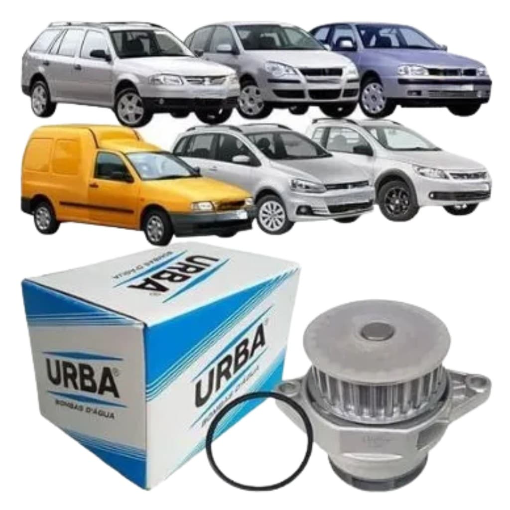 Bomba Água Motor para VW Volkswagen Gol / Fox / Kombi / Parati / Polo / Saveiro / Voyage - 1.0 1.4 1.6 8V - Motor AT / E