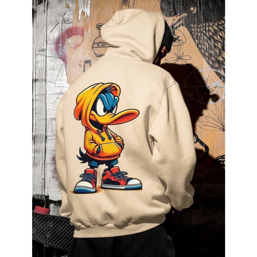 Moletom Blusa Pato do Gueto Etilo Das Ruas Oversized Streetwear Uniseex ref-3626 Dtf