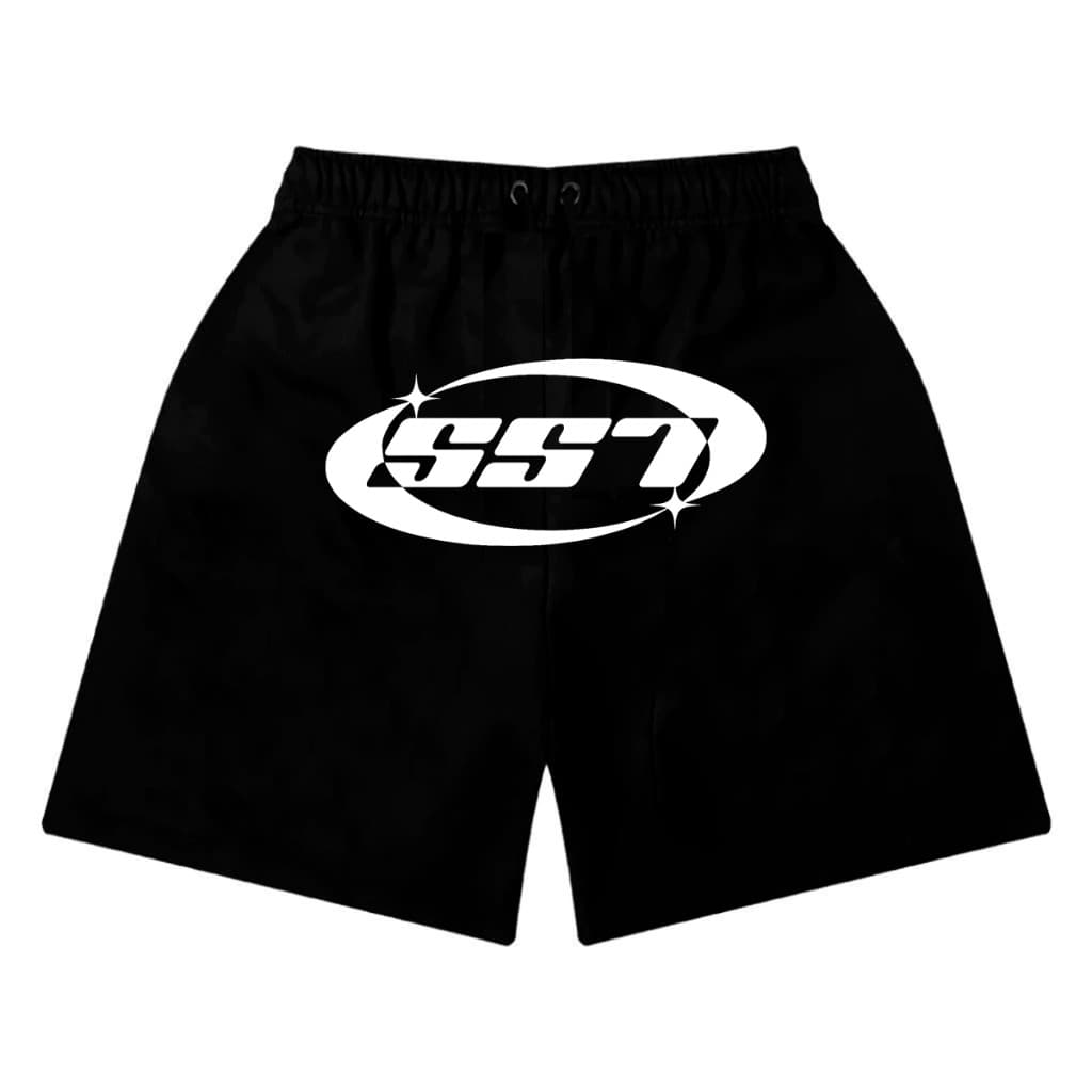 Bermuda Moletom Y2K SS7 Trap Streetwear 100% Algodão Short Masculino Feminino Unissex