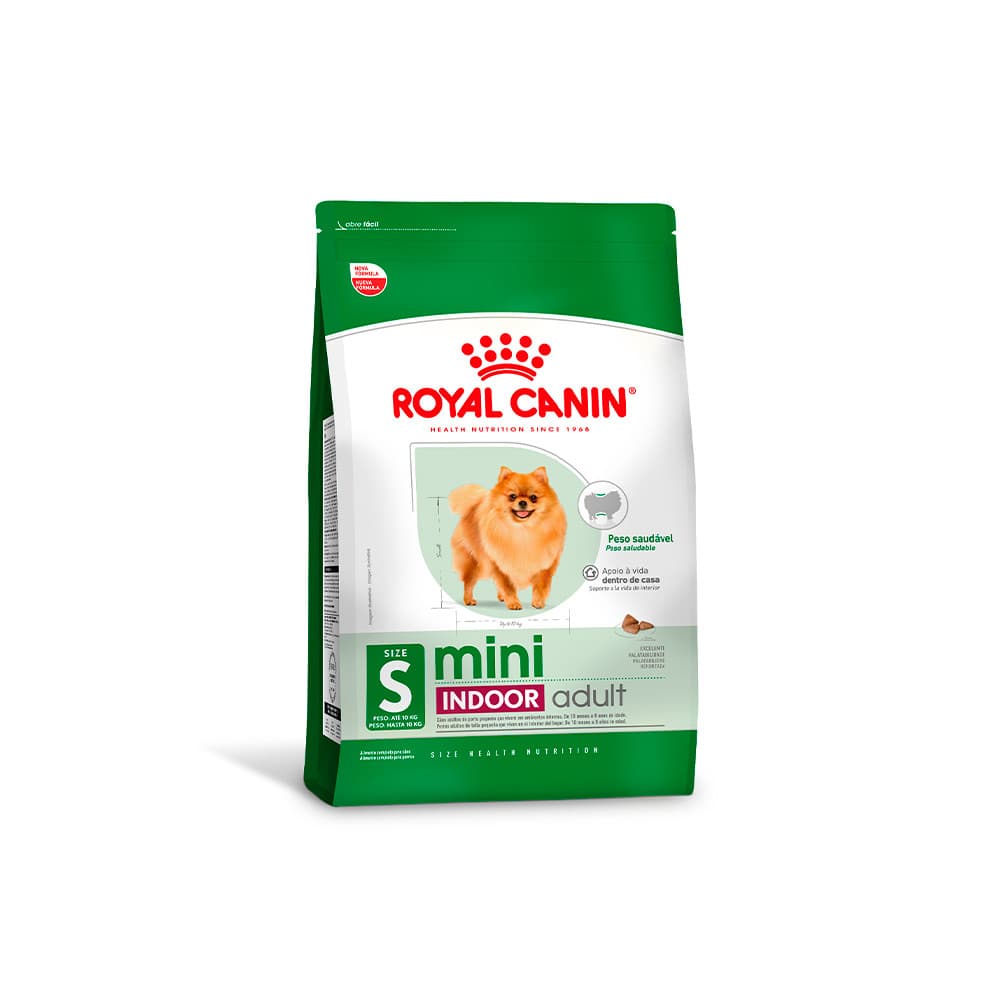 Ração Royal Canin Mini Indoor Para Cães Adultos 2,5kg