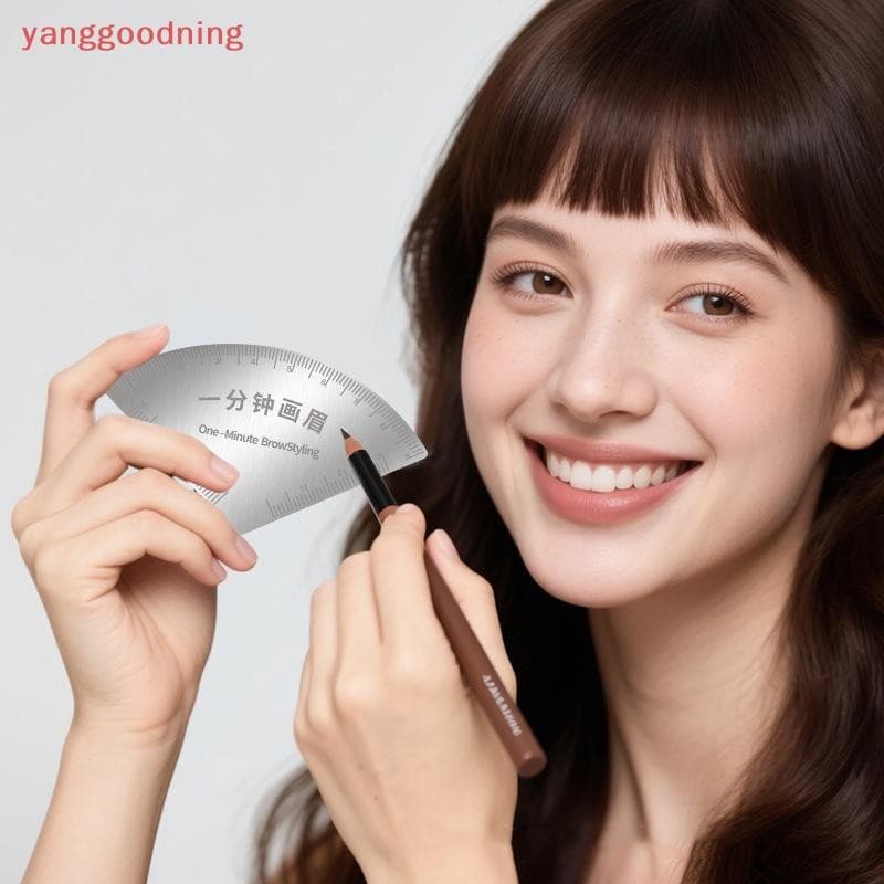 (YGN) Desenho Rápido Sobrancelha Desgin Régua Microding ping Ferramenta Moldar Maquiagem Permanente Guia De Suprimentos