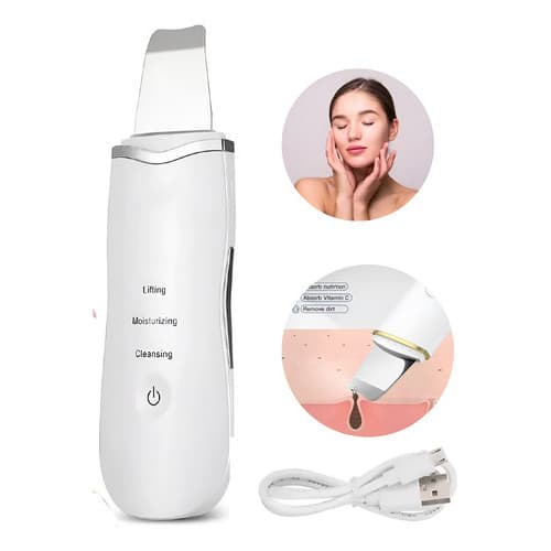 Peeling Ultrasônico 3 Em 1: Limpeza Profunda Pele