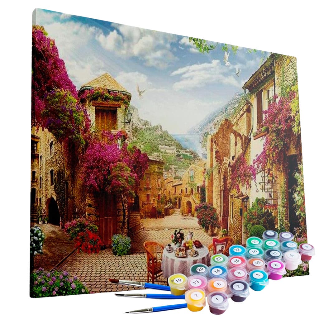 Kit Pintura Terapêutica - Chá da Tarde Florido