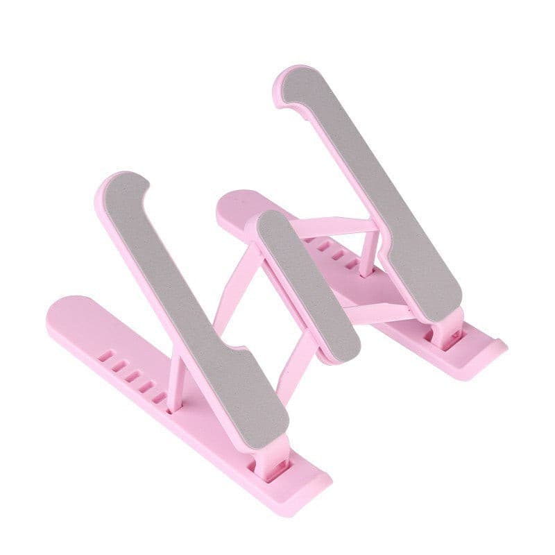 Suporte Portátil Dobravel Multi Posições Rosa Para Celular