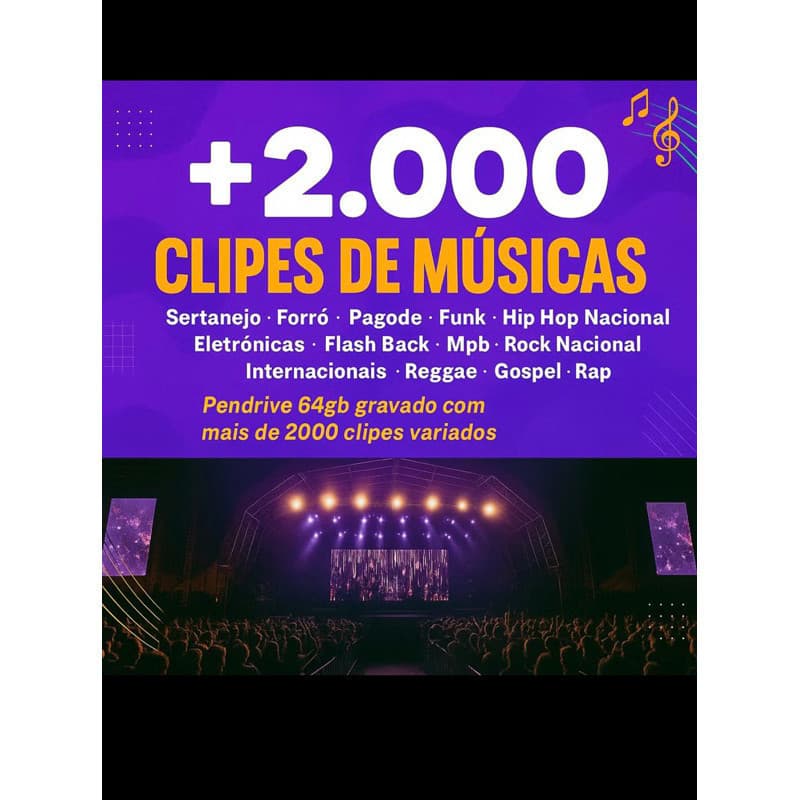 usb Pendrive Clipes Em Alta 2026 | 2000 Clipes MP4 | 32GB | As Mais Tocadas | Som Automotivo