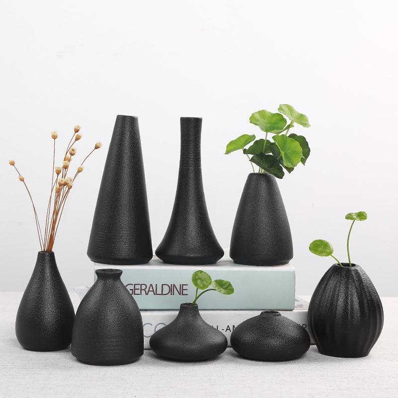 Zen grés vaso de cerâmica sala estar estilo japonês conjunto chá decoração ornamentos vasos flores hidropônicos utensíli