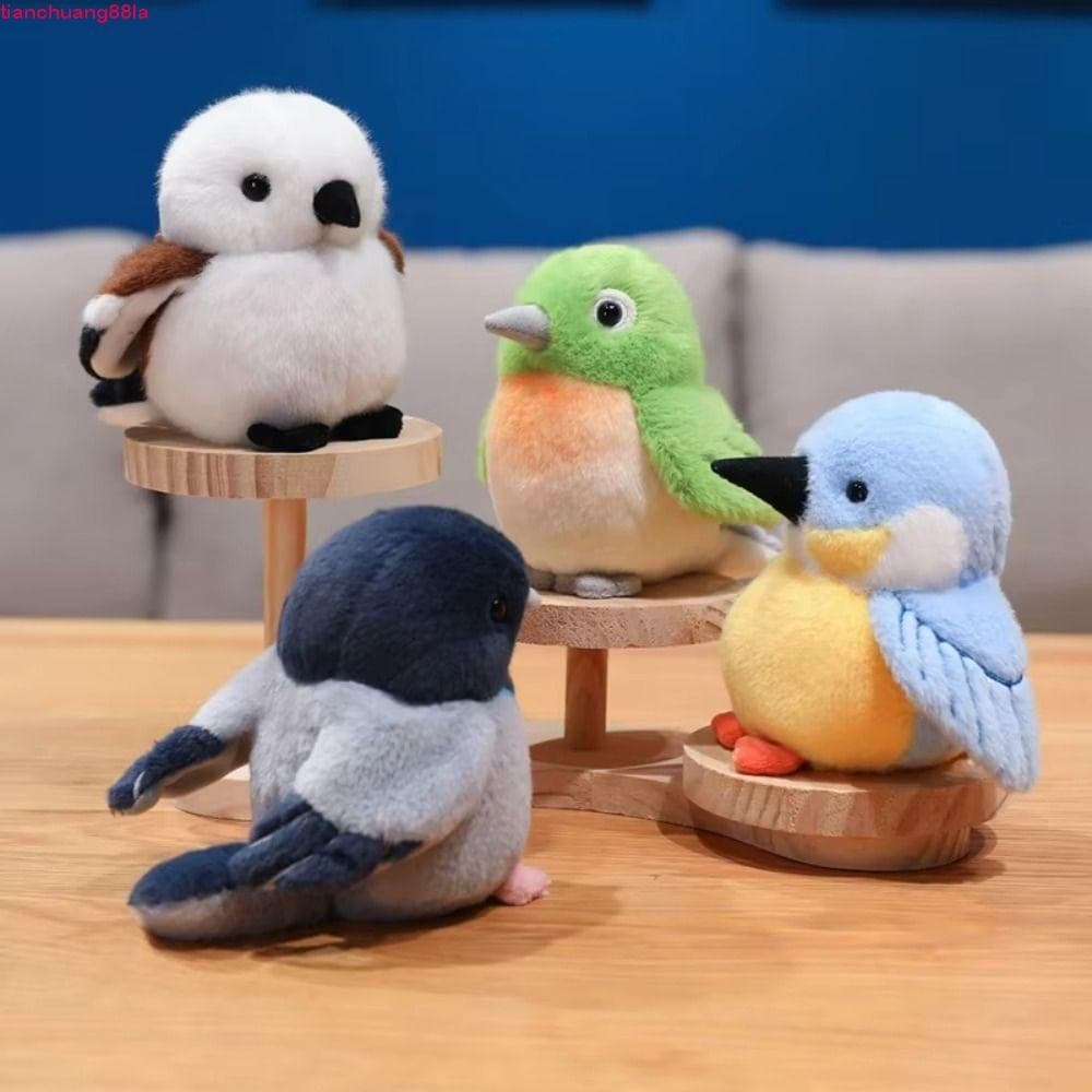 Brinquedo De Pelúcia De Pássaro TIANCHUANG , Realista De Material Fofo De Tamanho De 12cm Com Som De Aparência