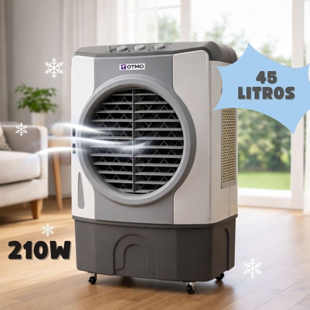 Climatizador de Ar Frio 45 Litros Climatizador e Umidificador de Ar Climatizador de Ar Frio Grande