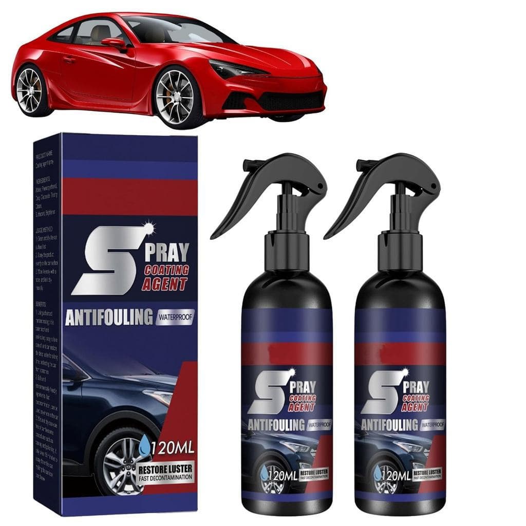 2PCS สเปรย์เคลือบตัวแทน Multi-Functional Coating Renewal Agent สเปรย์เคลือบรถ,3 in 1 High Protection Quick Car Coating S