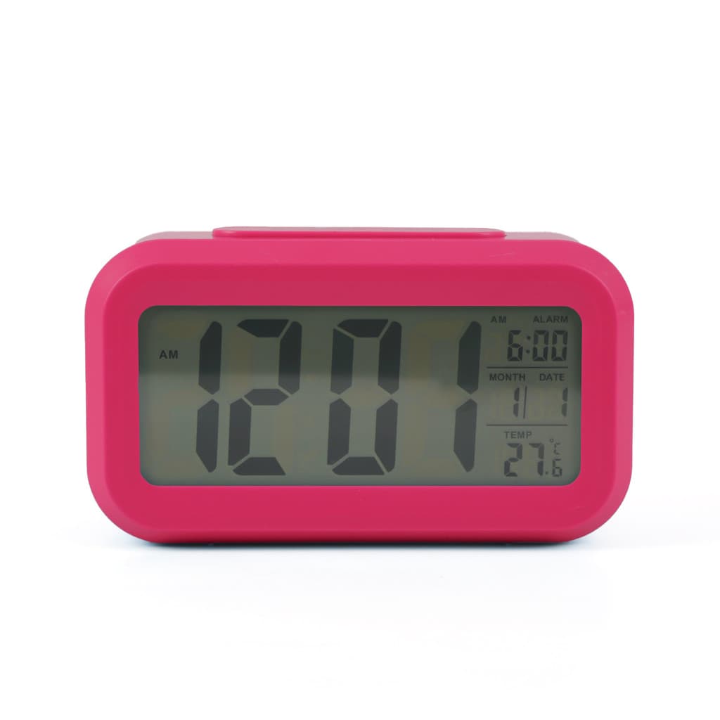 Relógio Despertador Digital Wassay Com Display LCD Cor Sortida