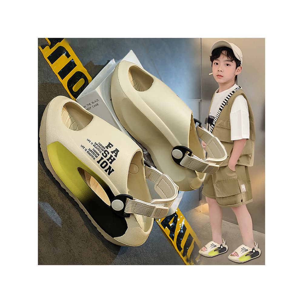 Meninos chinelos verão exterior Wear crianças sapatos de praia à beira-mar deriva meninos Anti-deslizamento desodorante