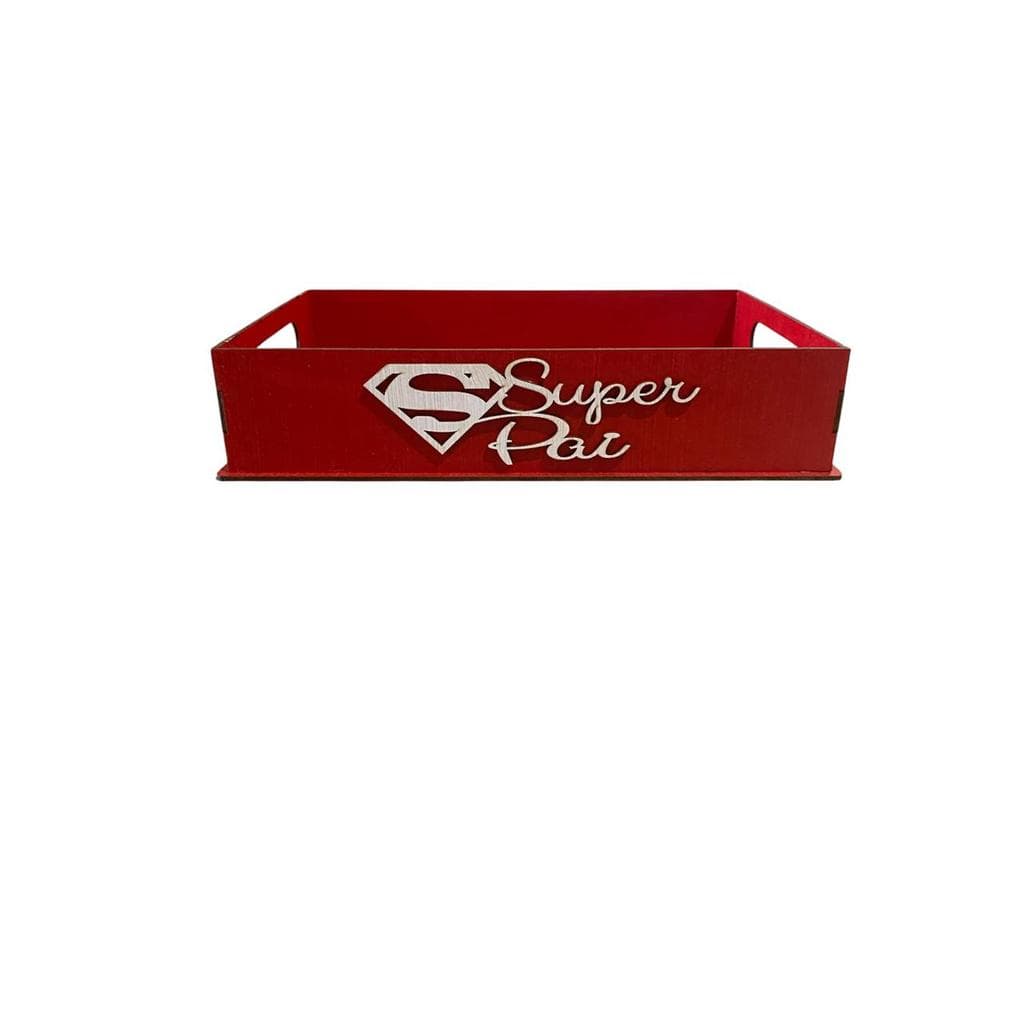 Bandejas Para Cestas 29x19x06 Vermelha Super Pai