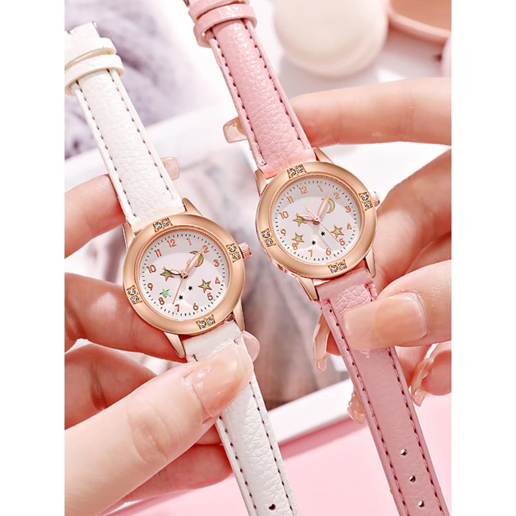 Relógio feminino moda Relógio Feminino Quartz Elegante Formal Cinto de diamante luminoso senhoras relógio liga r