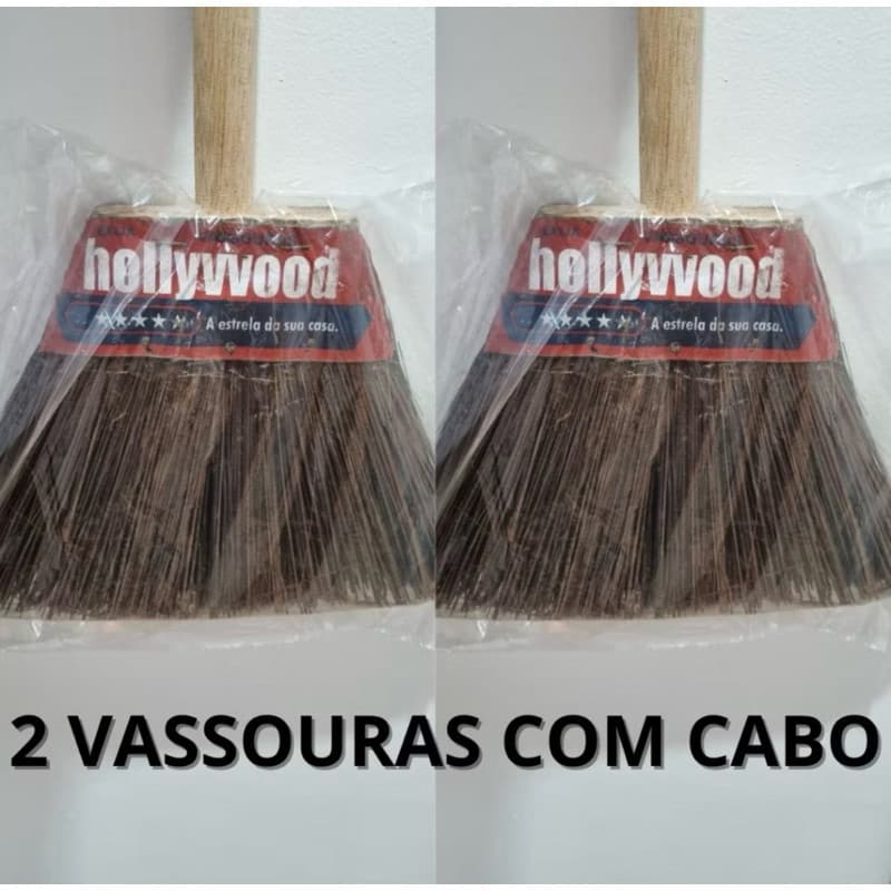 kit 2 Unidades vassouras ultra resistente. top