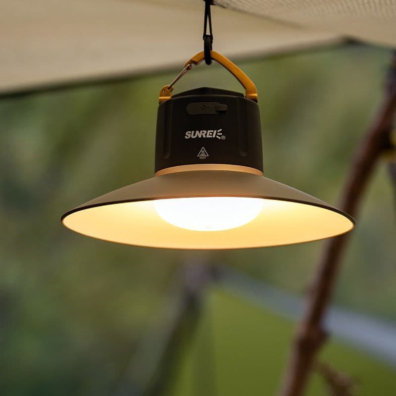 Qionghai cidade sunrei sunrei CC6 luz de acampamento LED carregamento iluminação ao ar livre à prova dwaterproof água de