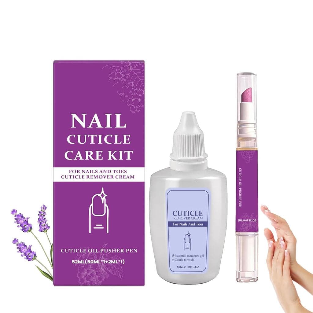 Sassytip Empurrador de Cutículas de Cerâmica e Caneta de Óleo, Caneta Removedora de Cutículas para Esfoliação Suave, Can