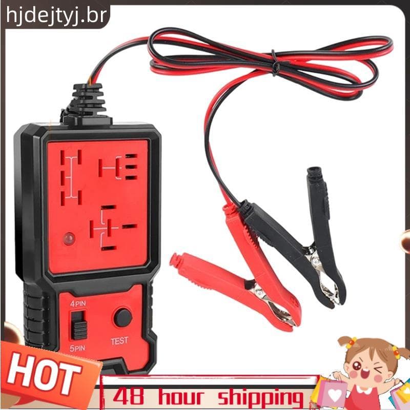 Inspetor De Bateria De Carro 12V , Testador Universal De Teste De Relé Eletrônico Automotivo , Indicador LED De Tensão