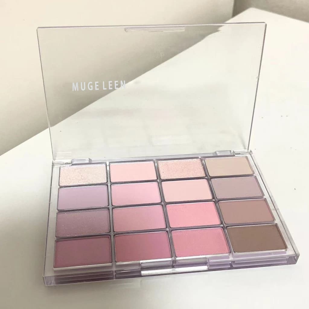 Despertar dezesseis cores paleta de sombras fosco perolado Flash fino baixa saturação cor terra paleta de sombras diári