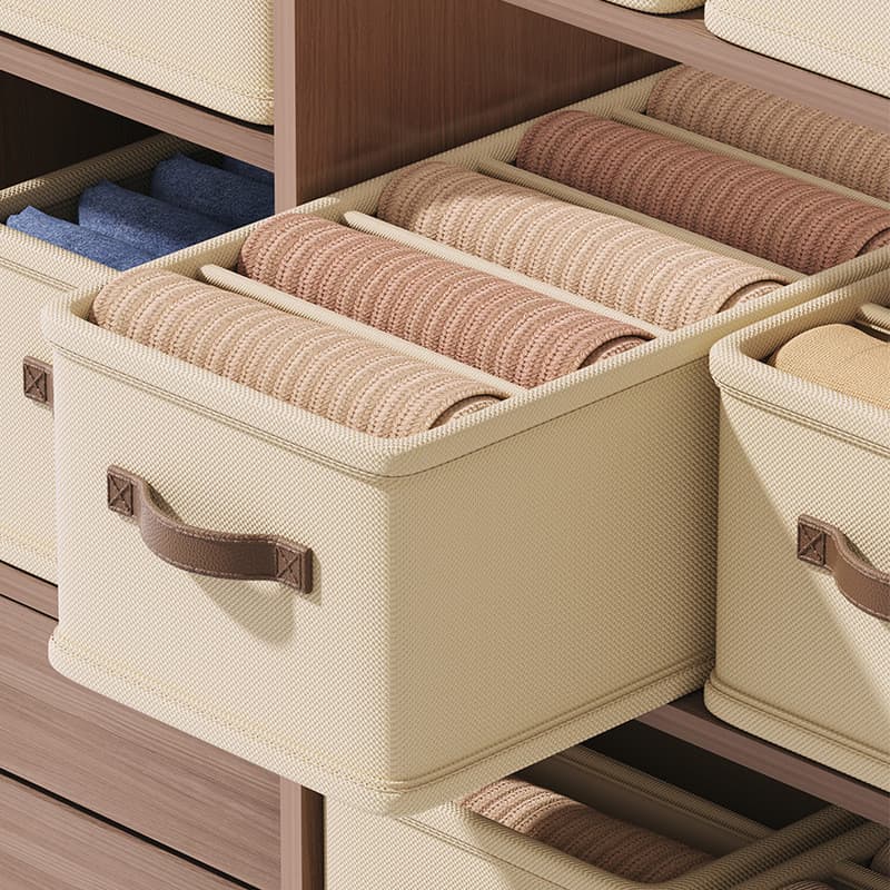 Guarda-roupa calças armazenamento ferramenta útil em camadas caixa de armazenamento de roupas caixa de armazenamento dom